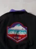 Vintage 90s Black and Purple Skii-Do Bomber Jacket (L) sold by Rebalance Vintage