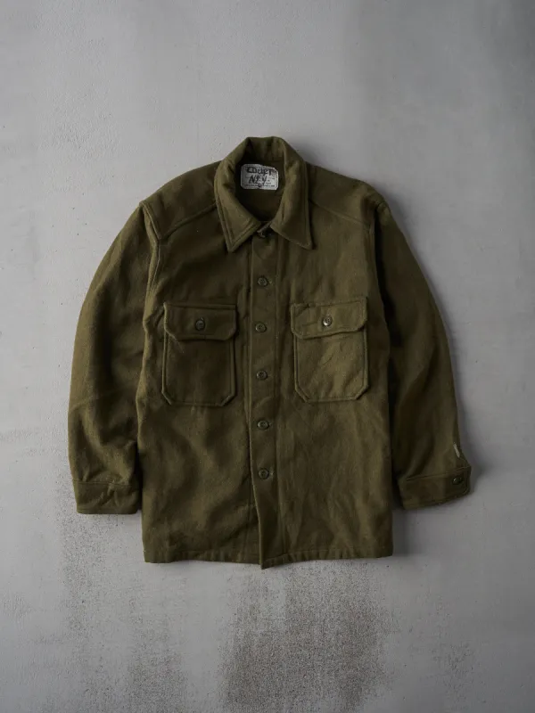 Vintage 80s Green Wool Military Jacket (M) sold by Rebalance Vintage