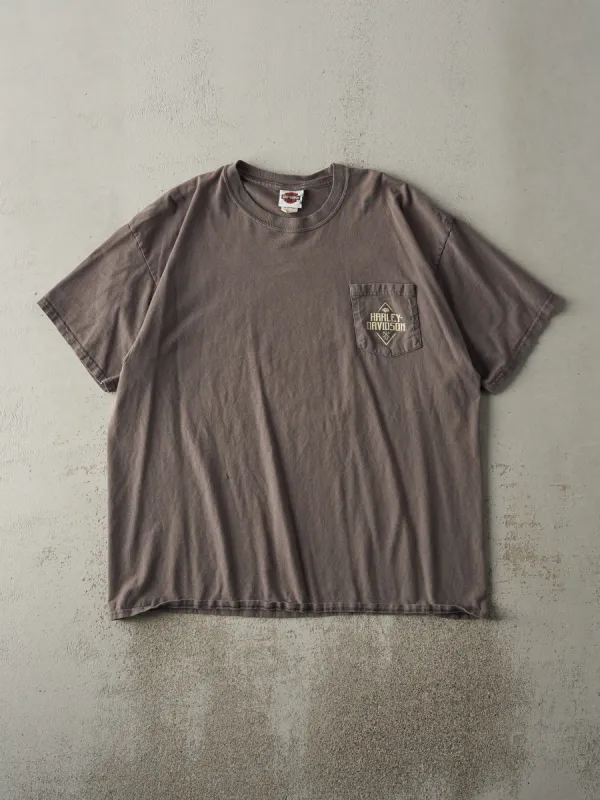 15' Grey Joliet, Illinois Harley Davidson Pocket Tee (L/XL) sold by Rebalance Vintage