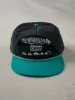 Vintage 80s Black Wheeltrac Equipment LTD Snapback Hat sold by Rebalance Vintage