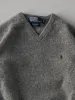 Vintage Warm Grey Polo Ralph Wool Pullover Knit Sweater (S) sold by Rebalance Vintage
