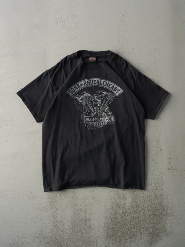 Vintage 13' Black Moore Oklahoma Harley Davidson Tee (M) sold by Rebalance Vintage