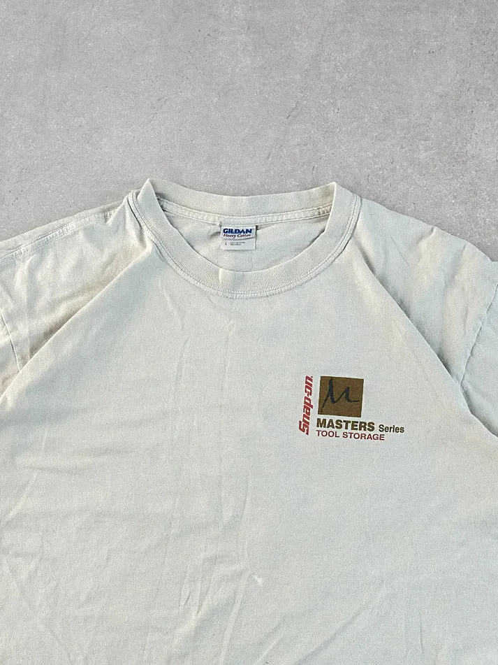 Vintage 90s Off White Snap On Graphic Tee (M) sold by Rebalance Vintage product image thumbnail 3