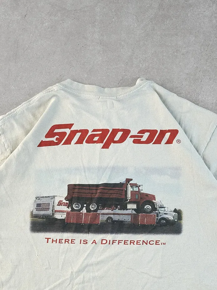 Vintage 90s Off White Snap On Graphic Tee (M) sold by Rebalance Vintage product image thumbnail 4