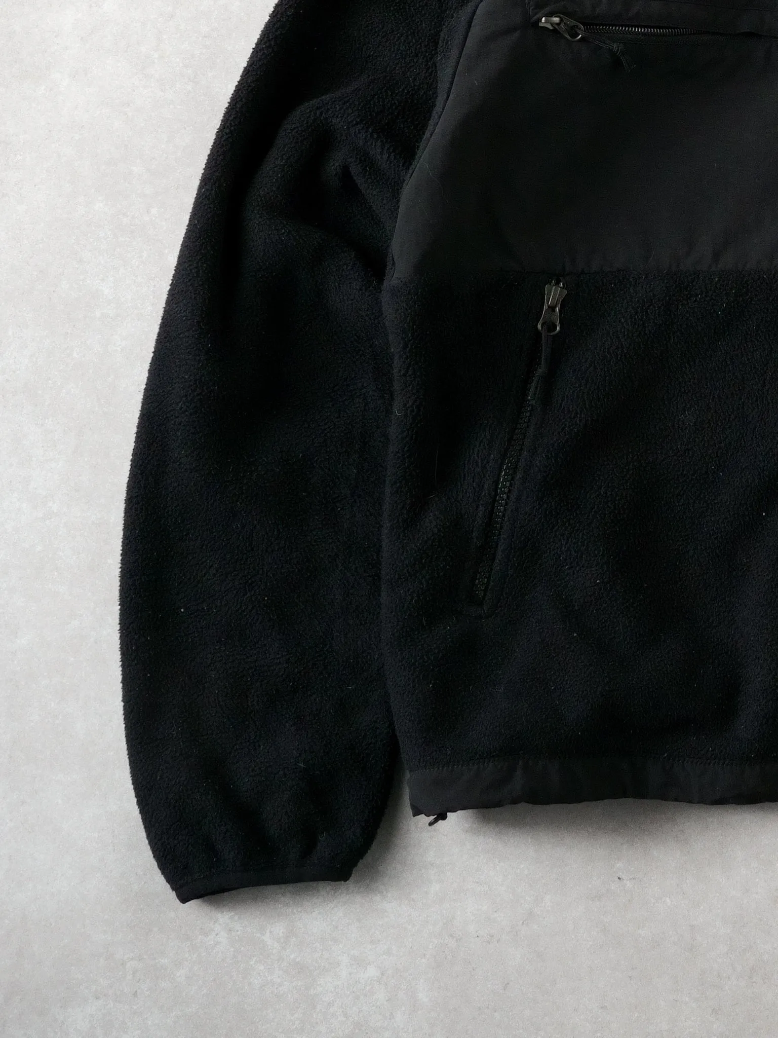 Vintage 90s Black Northface Denali Fleece Zipup (M/L) sold by Rebalance Vintage product image thumbnail 3