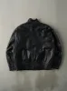 Vintage 80s Black Todays News Leather Jacket (L) sold by Rebalance Vintage