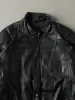 Vintage 80s Black Todays News Leather Jacket (L) sold by Rebalance Vintage