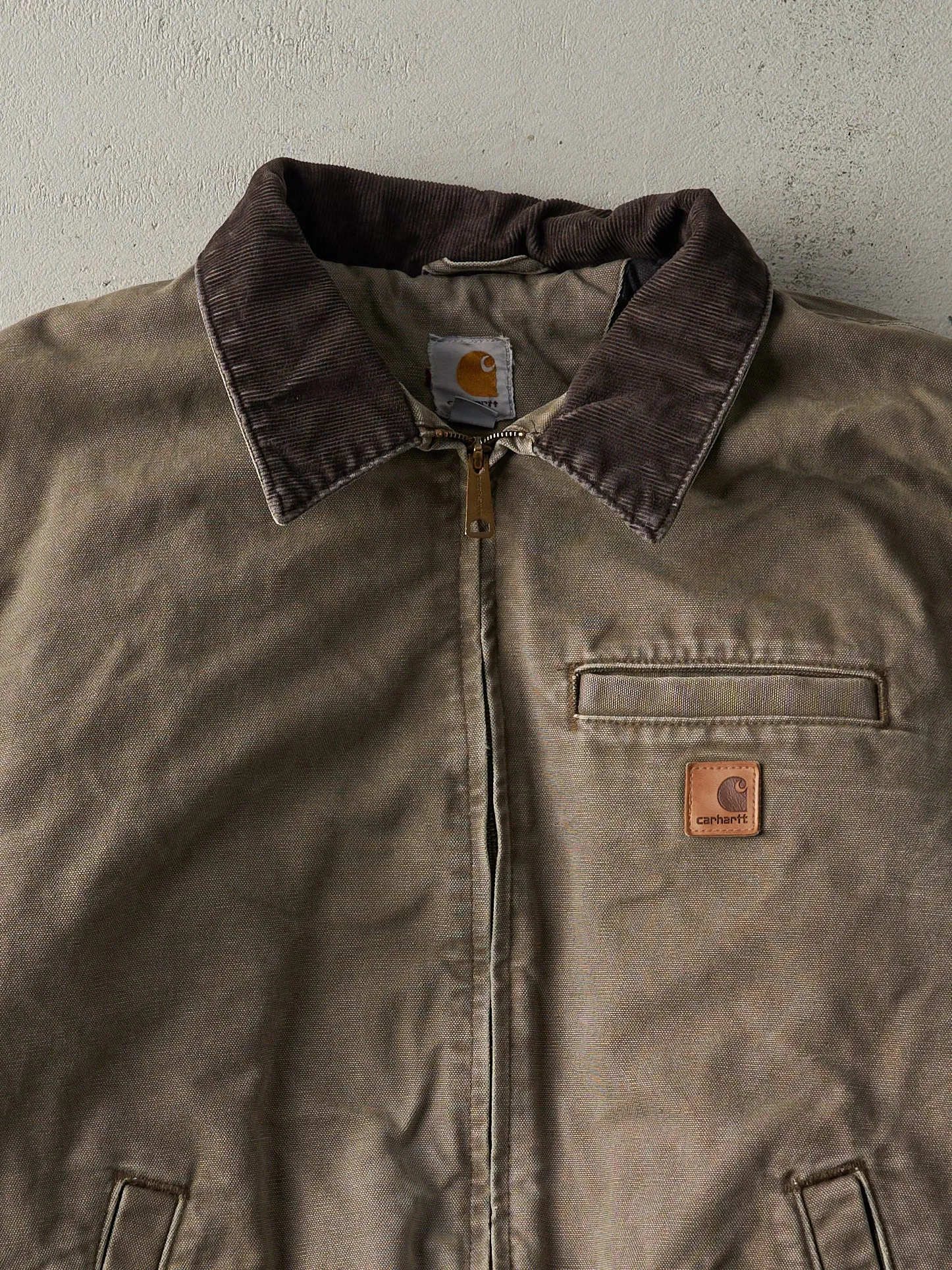 Vintage Y2K Washed Brown Carhartt Work Jacket (M/L) sold by Rebalance Vintage product image thumbnail 2