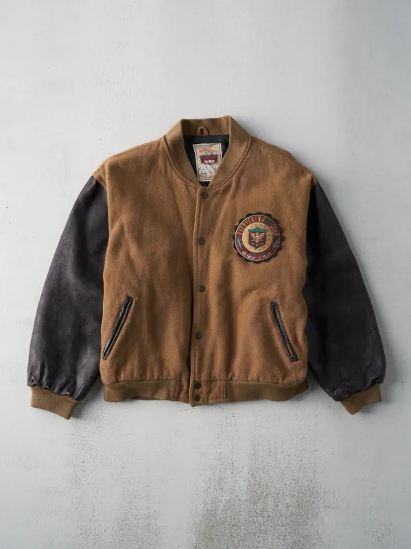 Vintage 70s Brown GOFORD Varsity Jacket (M) sold by Rebalance Vintage