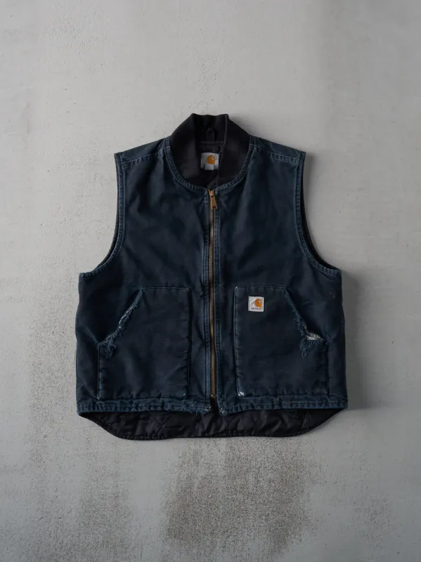 Vintage 90s Navy Carhartt Vest (M/L) sold by Rebalance Vintage