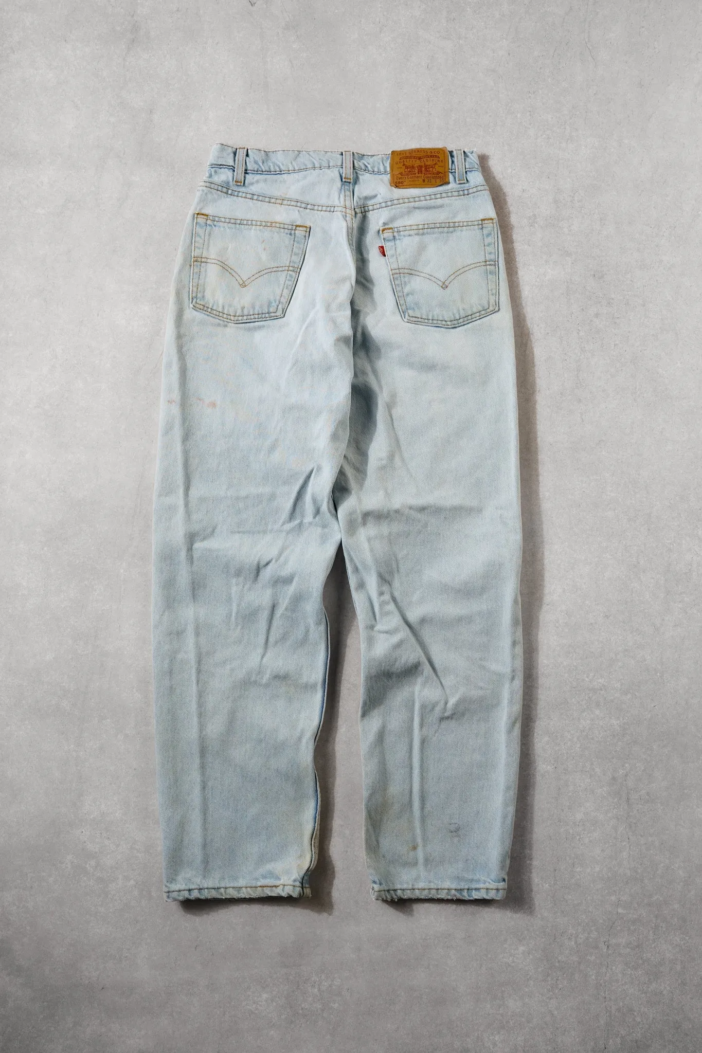 Vintage 90s Light Blue Levi's 550 Denim Jeans (30x30) sold by Rebalance Vintage product image thumbnail 2