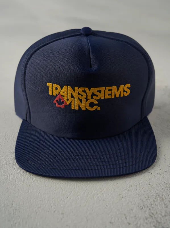 Vintage 80s Navy Transystems Inc Foam Trucker Hat sold by Rebalance Vintage