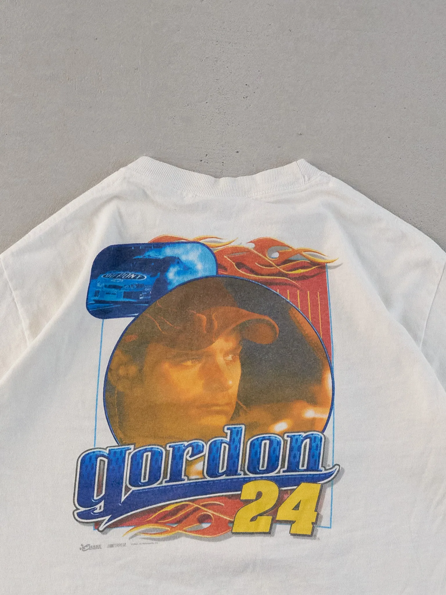 Vintage 04' White Jeff Gordon #24 Nascar Racing Graphic Tee (XS) sold by Rebalance Vintage product image thumbnail 4