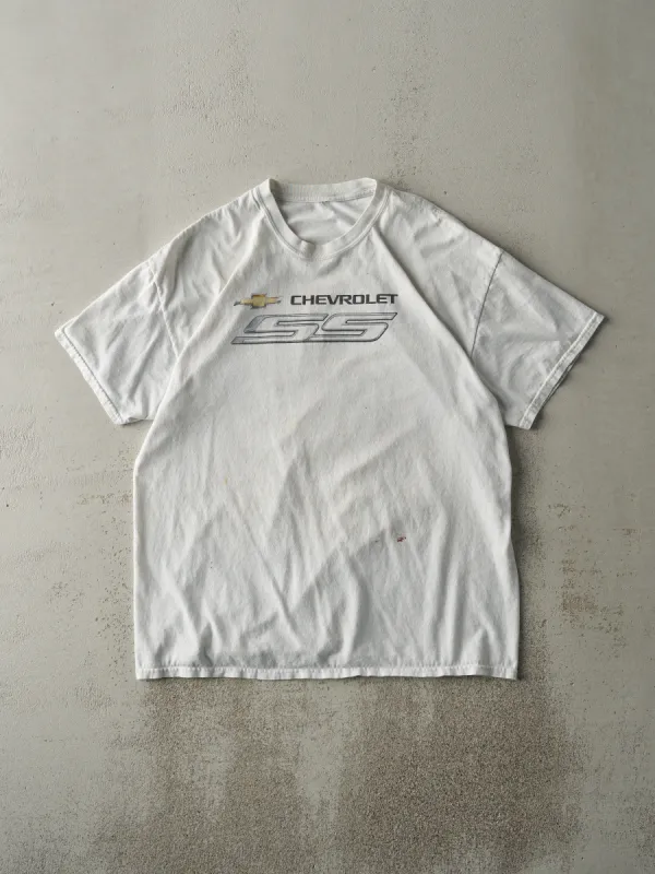 Vintage Y2K White Chevrolet SS Tee (M/L) sold by Rebalance Vintage