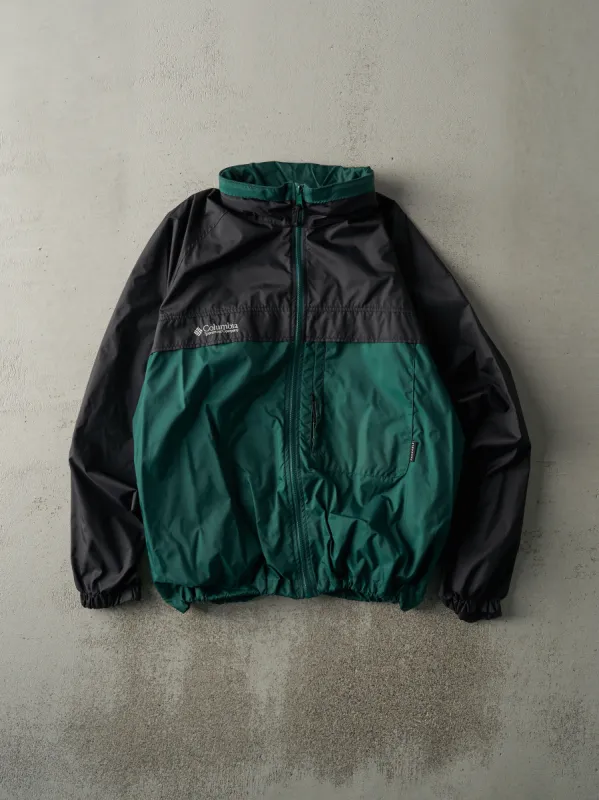 Vintage 90s Black & Green Columbia Windbreaker Jacket (M/L) sold by Rebalance Vintage
