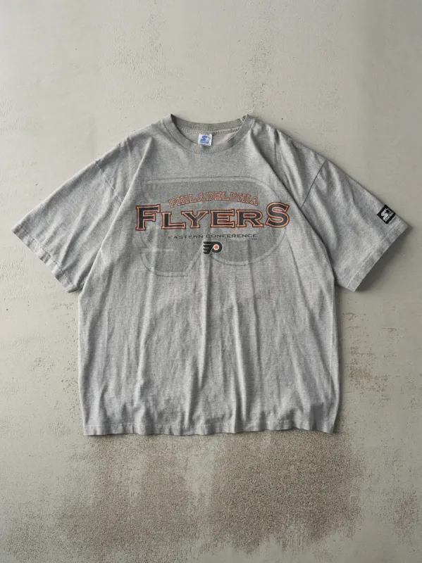 Vintage 90s Grey Philadelphia Flyers Tee (L/XL) sold by Rebalance Vintage