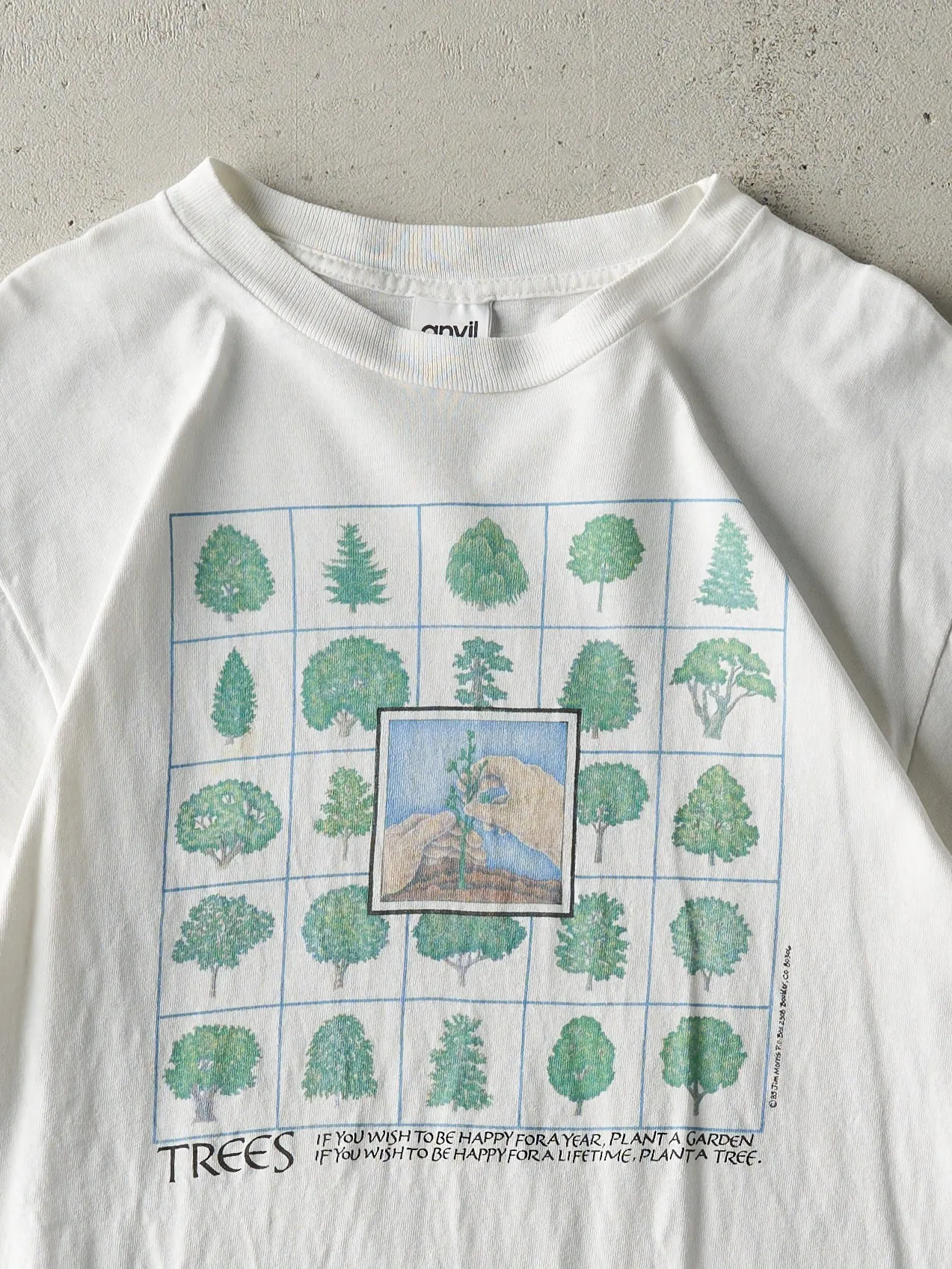 Vintage 85' White Trees Single Stitch Tee (M) sold by Rebalance Vintage product image thumbnail 2