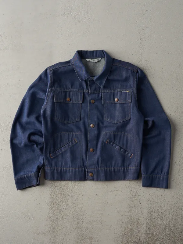 Vintage 70s Dark Wash JCPenny Denim Jacket (XS) sold by Rebalance Vintage