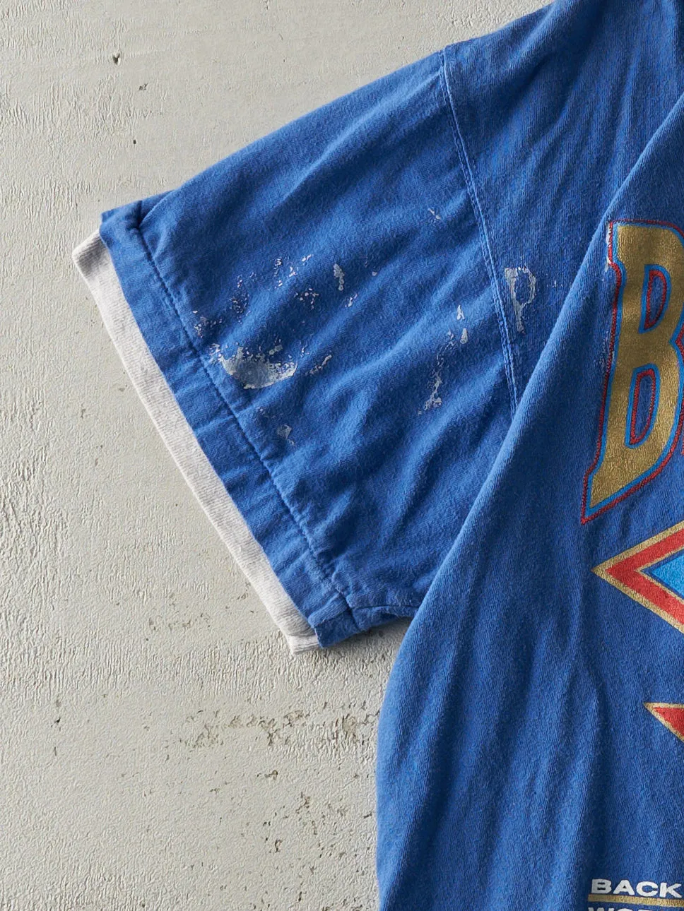 Vintage 94' Blue Toronto Blue Jays Double Neck Tee (M/L) sold by Rebalance Vintage product image thumbnail 3