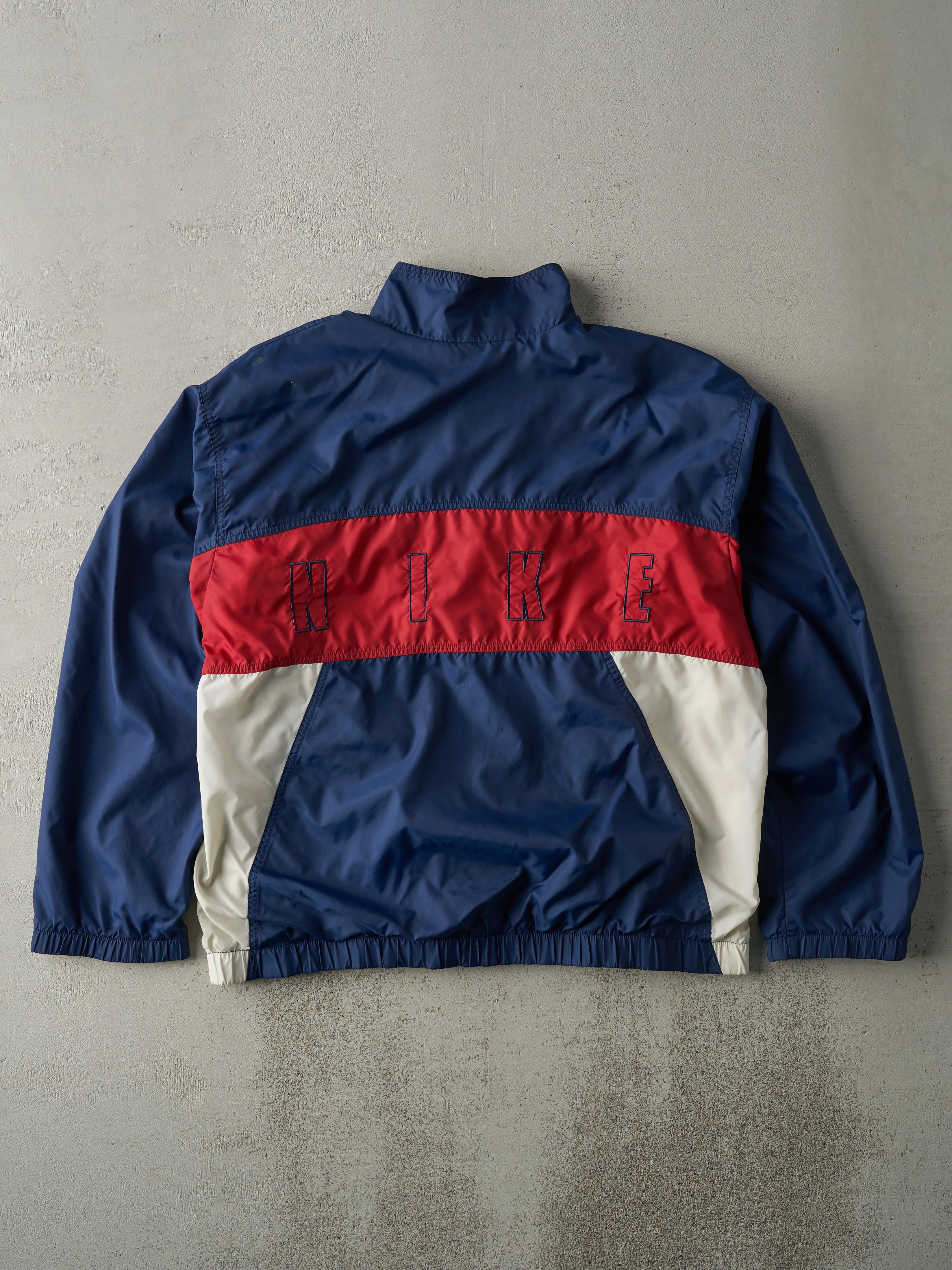 Vintage 90s Navy, Red & White Nike Windbreaker Jacket (M) sold by Rebalance Vintage product image thumbnail 2