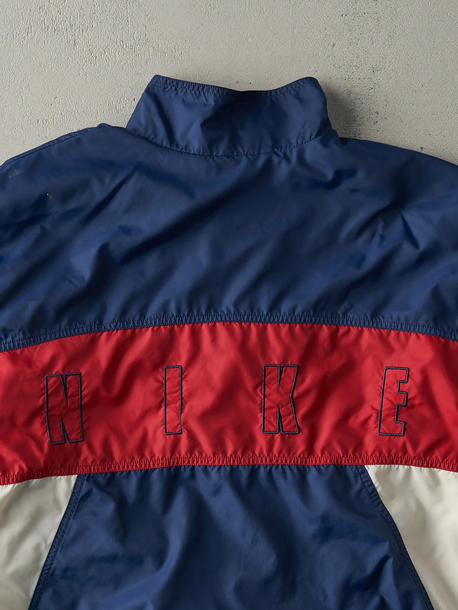Vintage 90s Navy, Red & White Nike Windbreaker Jacket (M) sold by Rebalance Vintage product image thumbnail 4