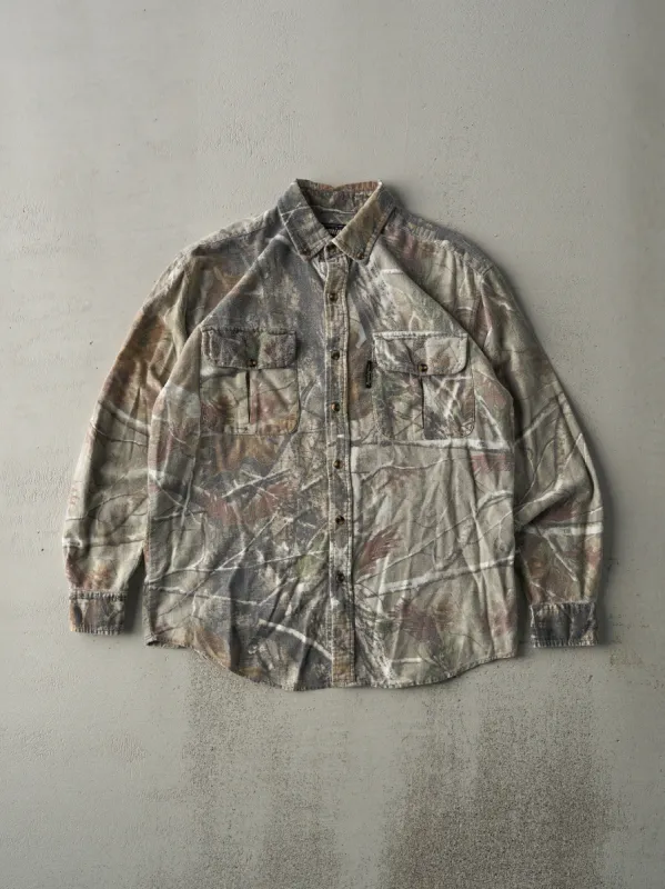 Vintage 90s Brown Realtree x Remington Button Up Shirt (M) sold by Rebalance Vintage