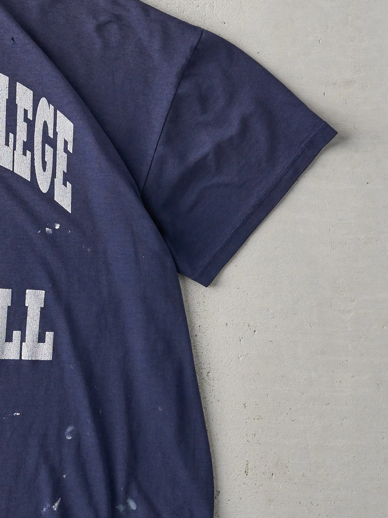 Vintage 90s Navy Marietta College Baseball Tee (L) sold by Rebalance Vintage product image thumbnail 3