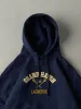 Vintage Y2K Navy Blue Grand Haven Lacrosse Russell Athletics Hoodie (M) sold by Rebalance Vintage