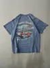 Vintage 07' Slate Blue Nascar Double-Header Racing Tee (L) sold by Rebalance Vintage