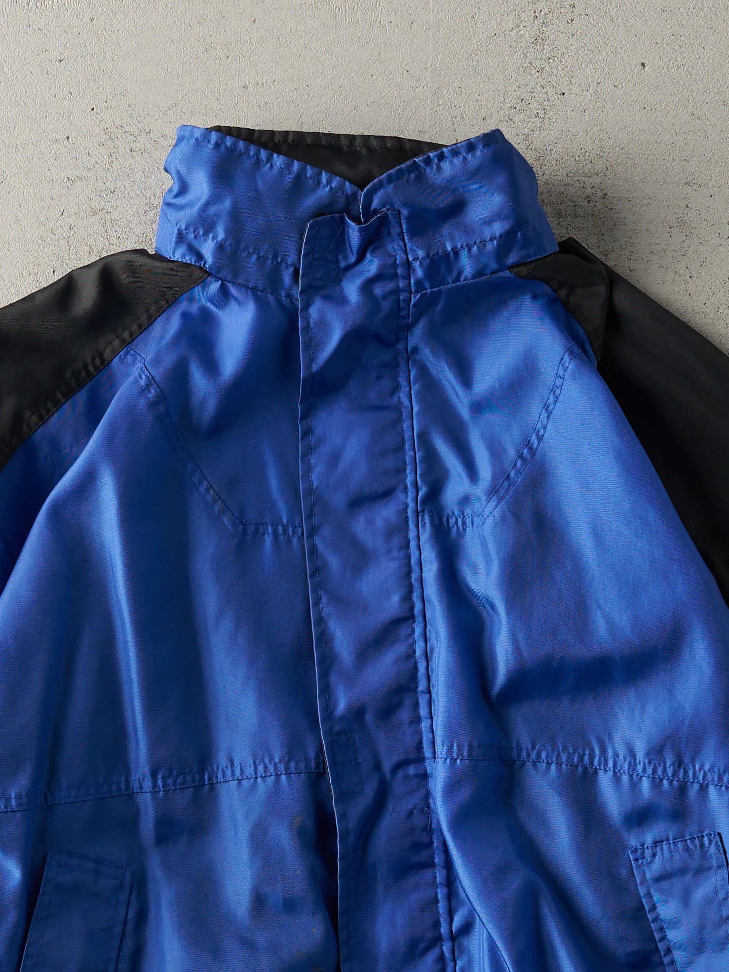 Vintage 90s Blue & Black Marlboro Windbreaker Jacket (L) sold by Rebalance Vintage product image thumbnail 4