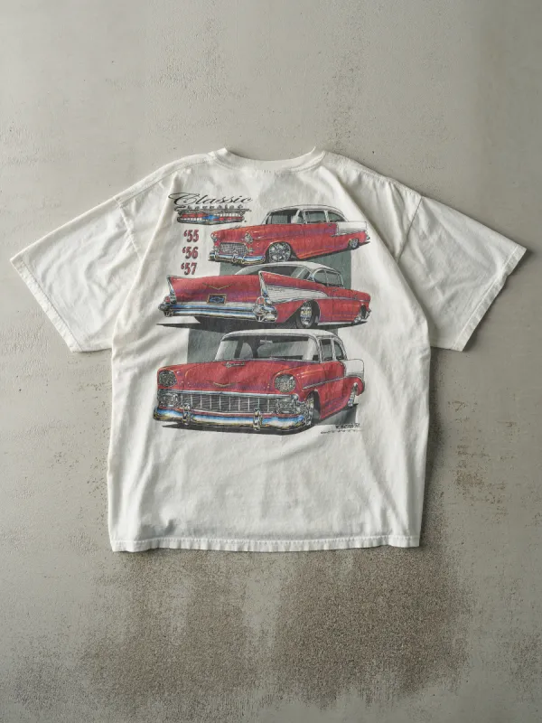 Vintage 04' White Classic Chevrolet Tee (L/XL) sold by Rebalance Vintage