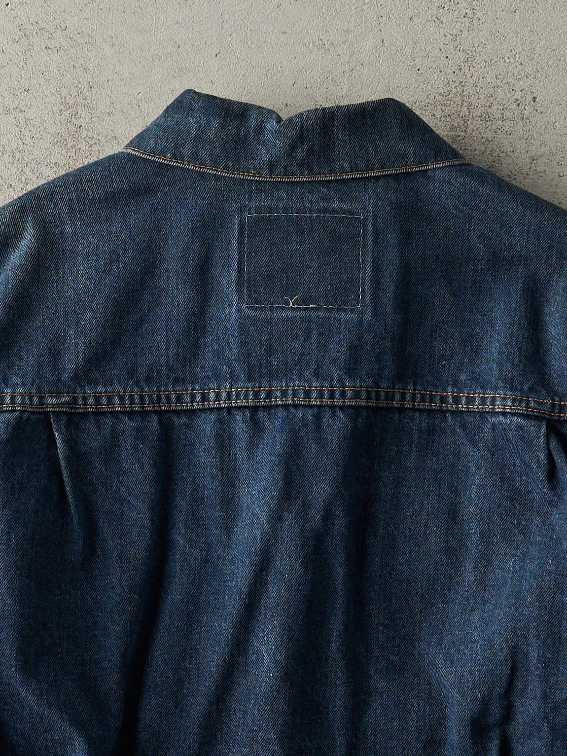 Vintage 90s Dark Wash Levi's Type 2 Remake Denim Jacket (M) sold by Rebalance Vintage product image thumbnail 4