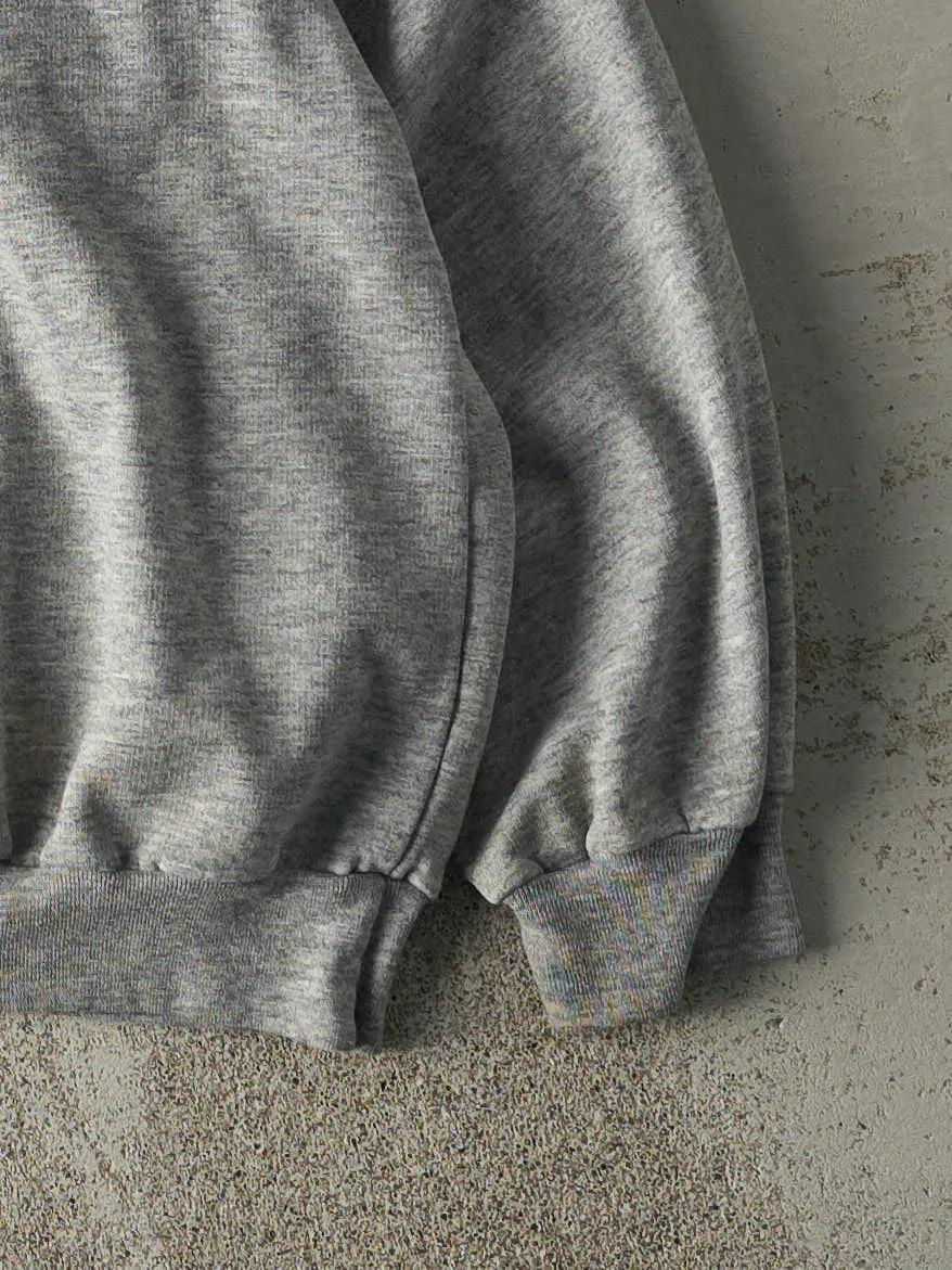 Vintage 90s Grey Blank Boxy Crewneck (L/XL) sold by Rebalance Vintage product image thumbnail 3