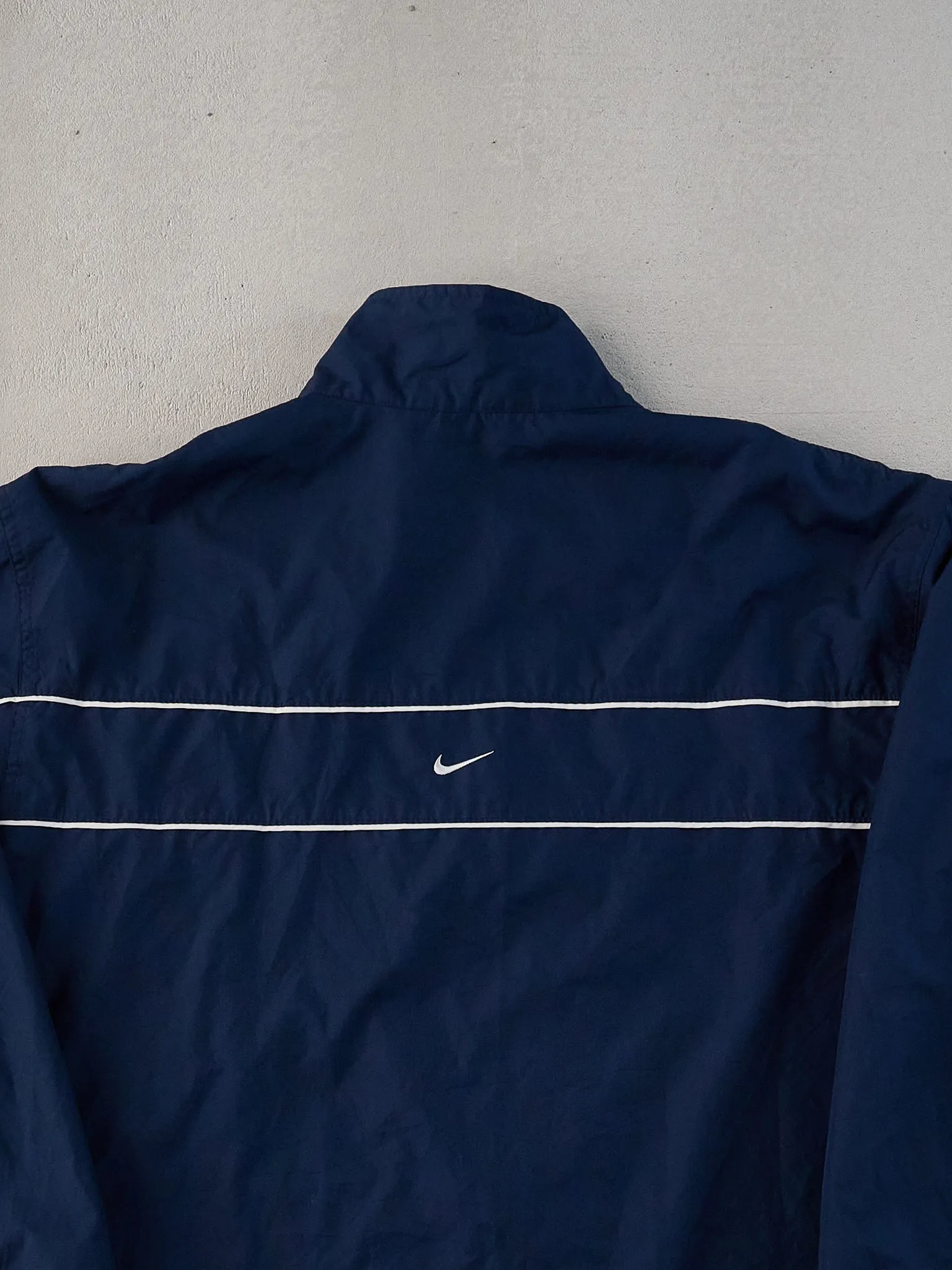 Vintage Y2K Navy Blue Nike Windbreaker (XL/XXL) sold by Rebalance Vintage product image thumbnail 4