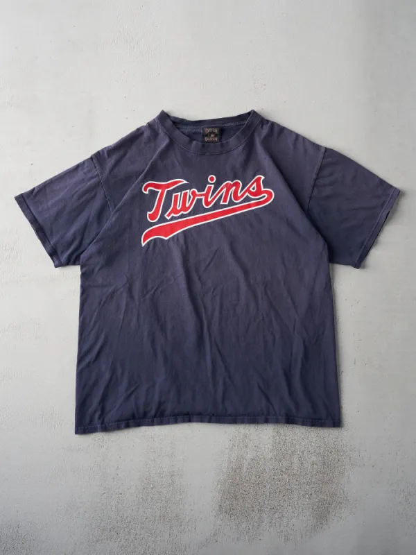 Vintage Y2K Navy Minnesota Twins Cooperstown Collective Tee (L) sold by Rebalance Vintage