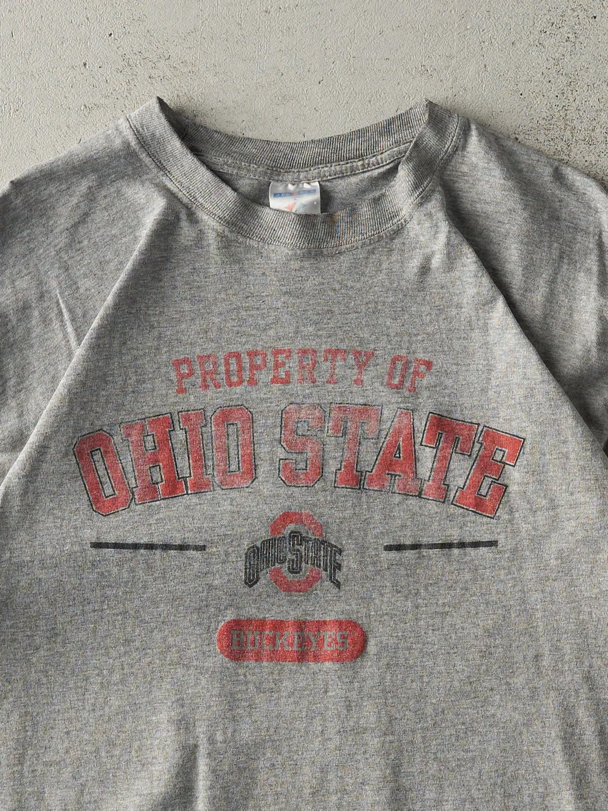 Vintage Y2K Grey Ohio State Buckeyes Tee (M) sold by Rebalance Vintage product image thumbnail 2