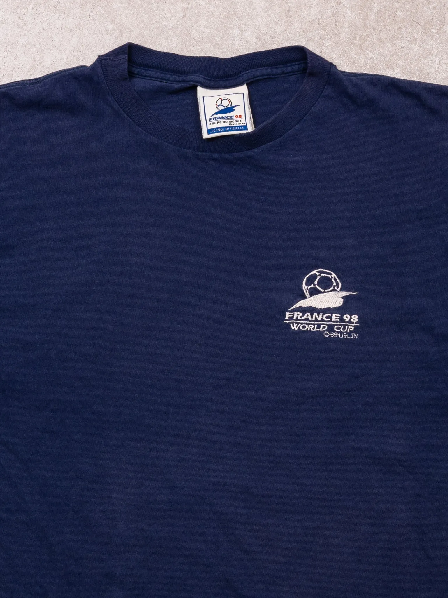 VIntage '98 Adidas x France World Cup Official Tee (M) sold by Rebalance Vintage product image thumbnail 2