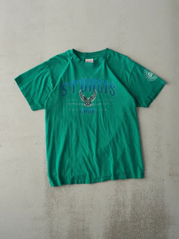 Vintage 06' Faded Green Sturgis Black Hills Single Stitch Tee (S) sold by Rebalance Vintage
