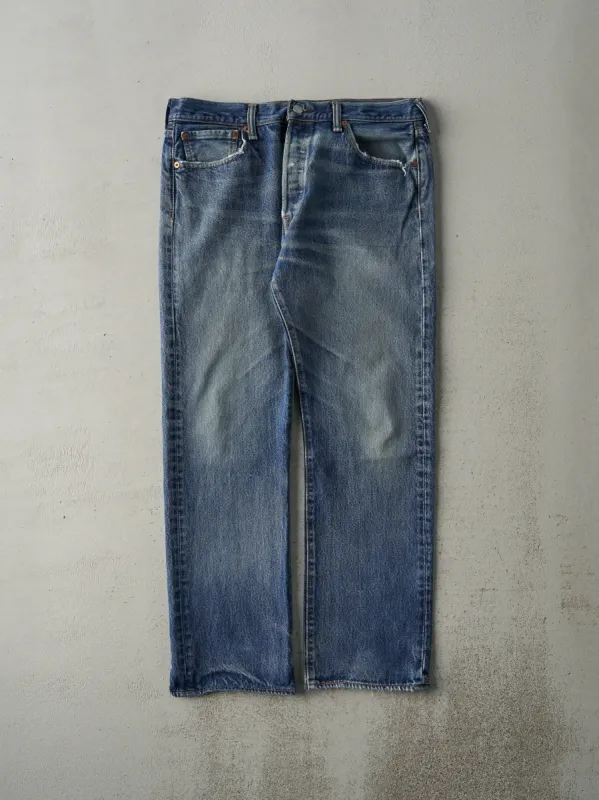 Vintage Y2K Mid Wash Levi's 501 Jeans (34x28.5) sold by Rebalance Vintage