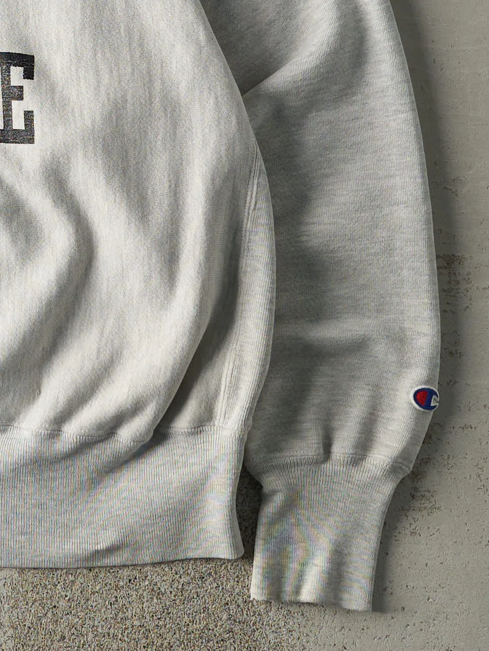 Vintage 00' Heather Grey Lacrosse Champion Reverse Weave Crewneck (XL) sold by Rebalance Vintage product image thumbnail 4