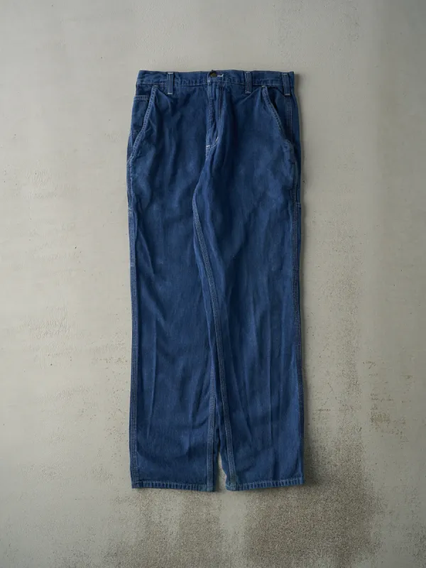 Vintage Y2K Dark Wash Carhartt Workwear Jeans (33x32.5) sold by Rebalance Vintage