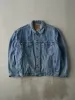 Vintage 90s Light Wash Levi's Type 3 Boxy Denim Jacket (XL) sold by Rebalance Vintage