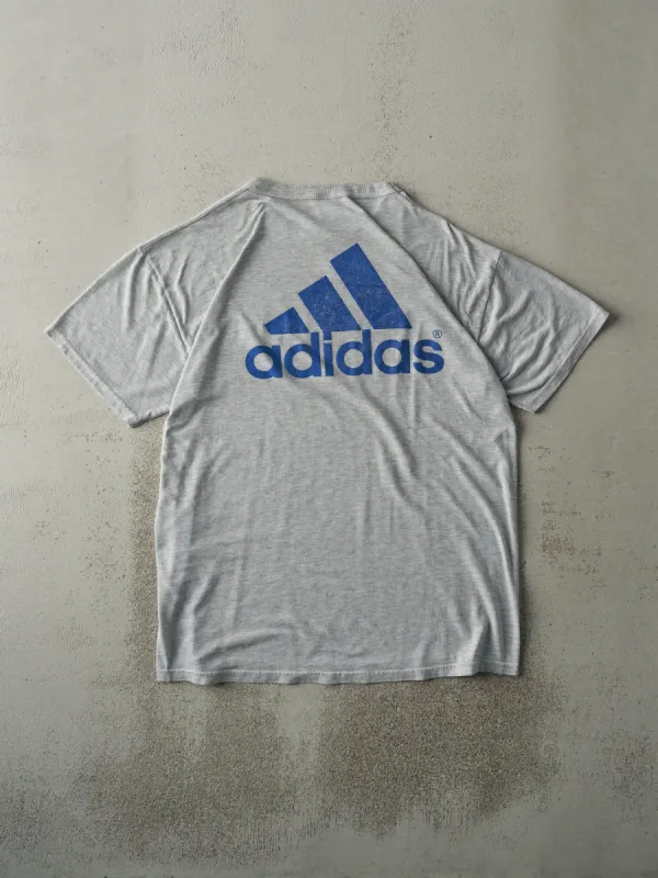 Vintage 90s Grey Russell Athletics SWU Soccer Adidas Tee (M/L) sold by Rebalance Vintage