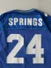 Vintage 90s Blue Seattle Seahawks #24 Shawn Springs Jersey (M/L) sold by Rebalance Vintage