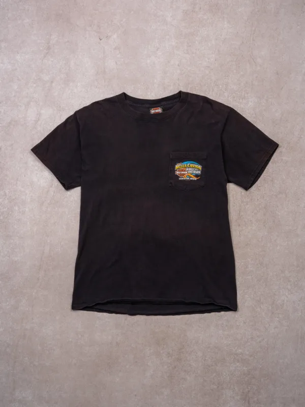 2014 Black Hells Canyon Harley Davidson Tee (S) sold by Rebalance Vintage