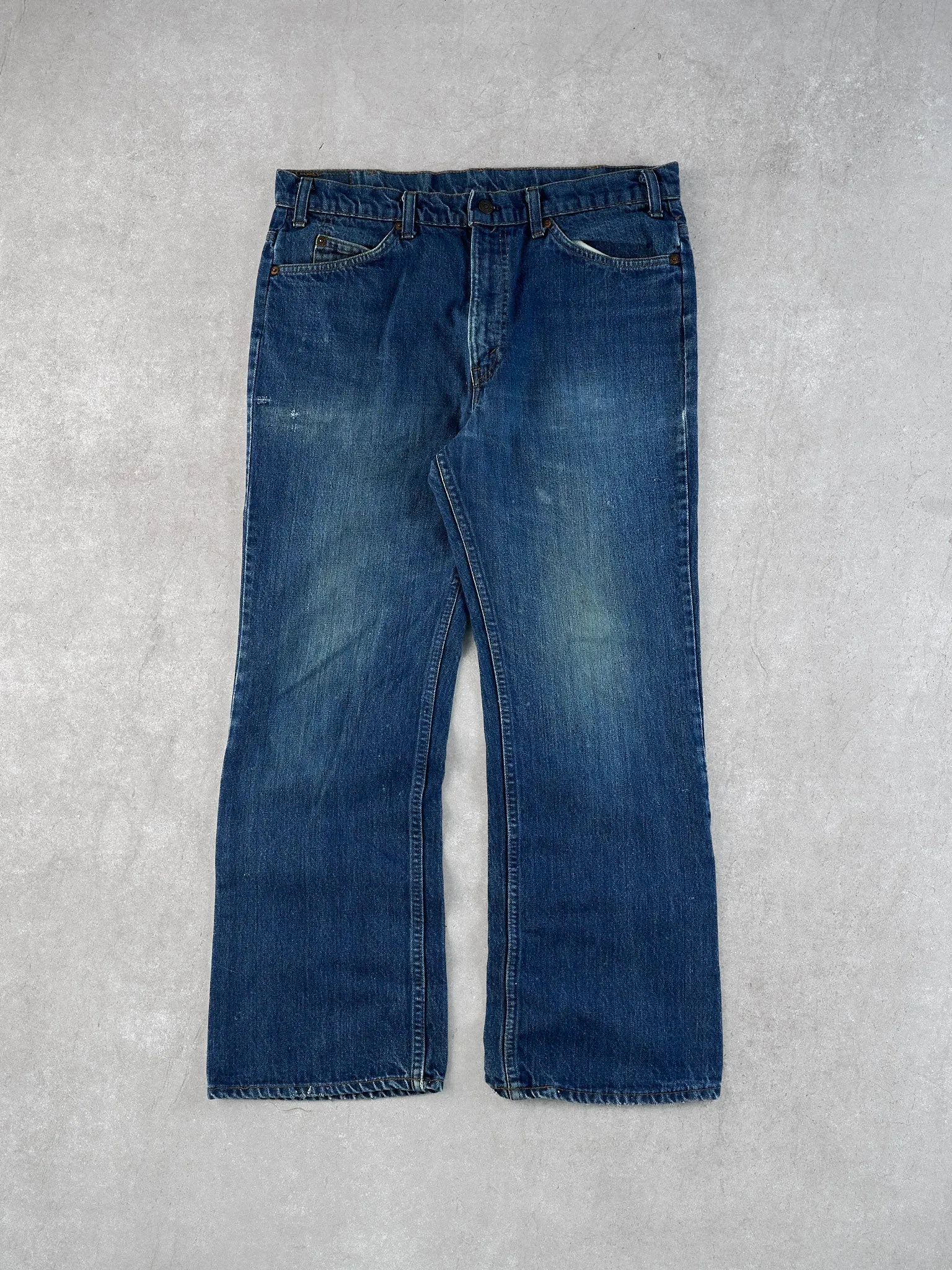 Vintage 70s Blue Levi's Denim Jeans (36x34) sold by Rebalance Vintage