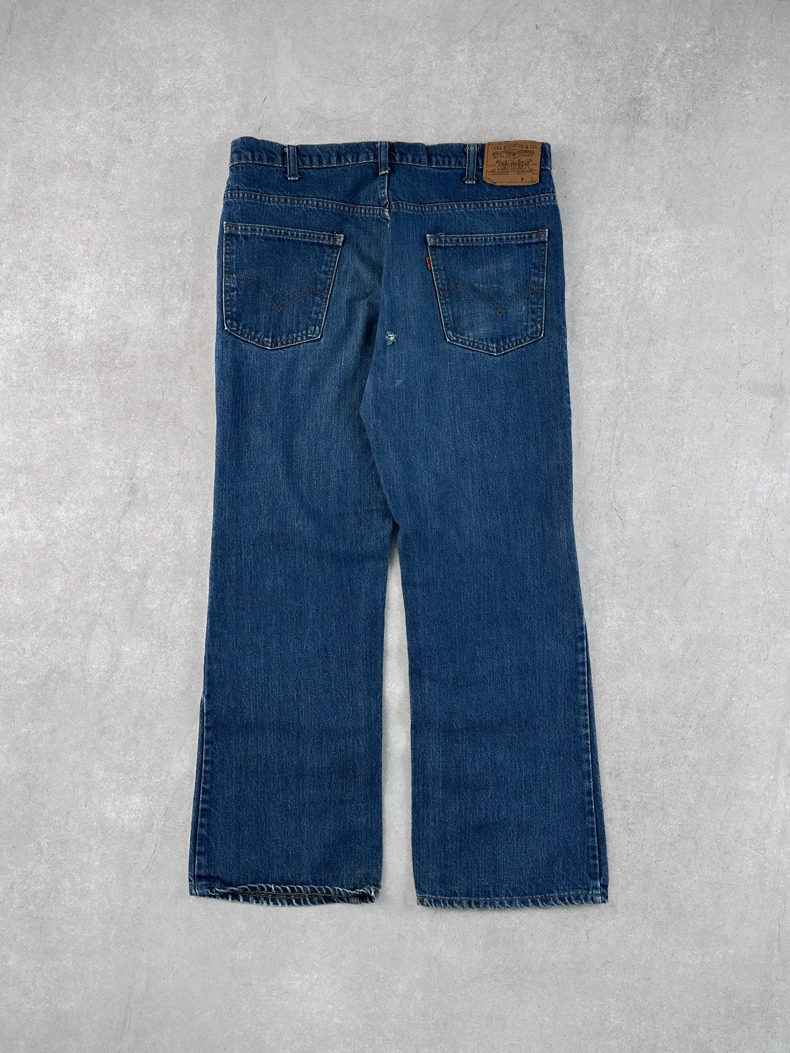 Vintage 70s Blue Levi's Denim Jeans (36x34) sold by Rebalance Vintage product image thumbnail 2