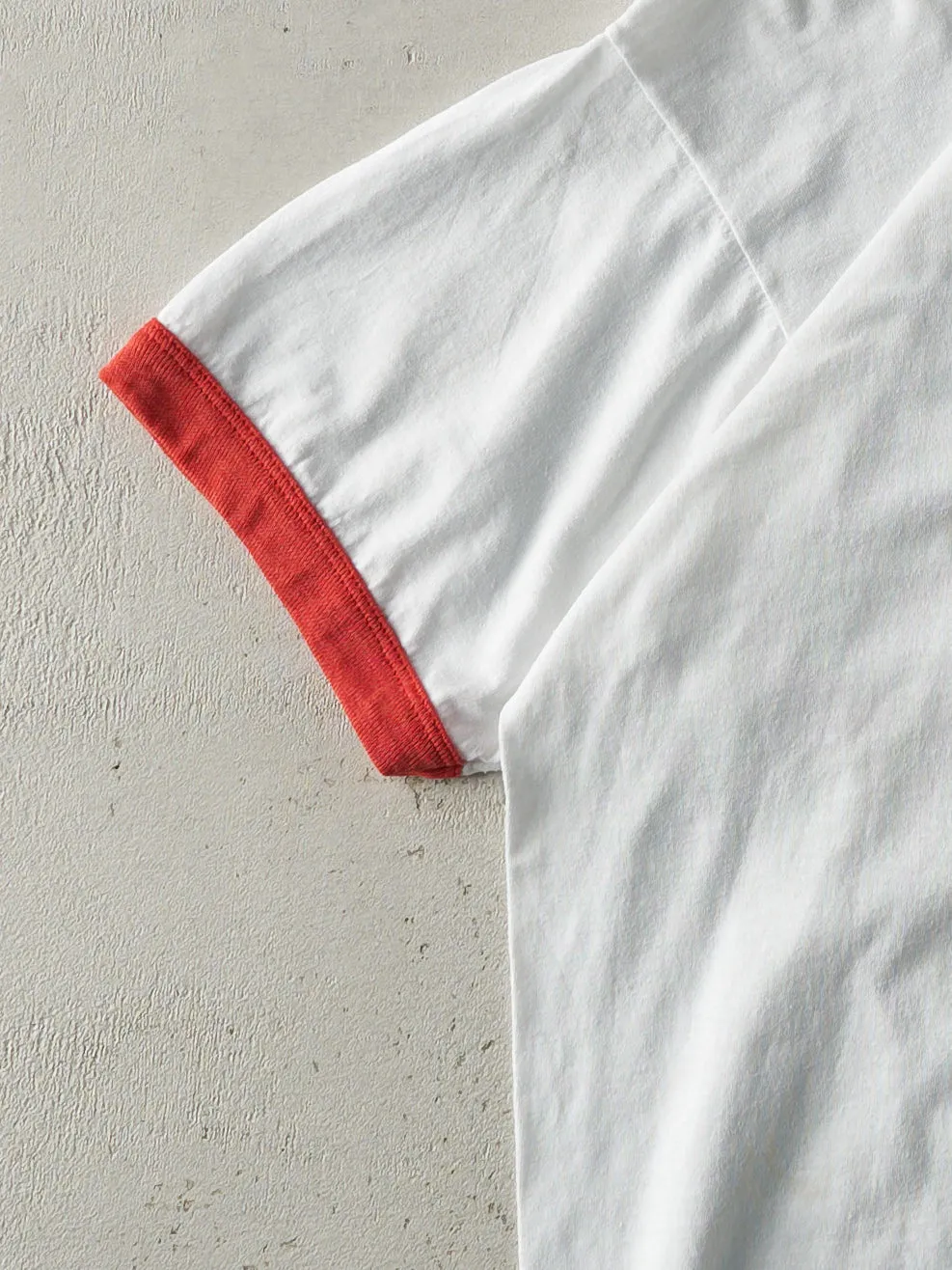 Vintage 80s White "Bud Builders" Ringer Tee (M) sold by Rebalance Vintage product image thumbnail 3