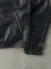 Vintage 70s Black Glen Laine by Bainton Leather Jacket (S/M) sold by Rebalance Vintage