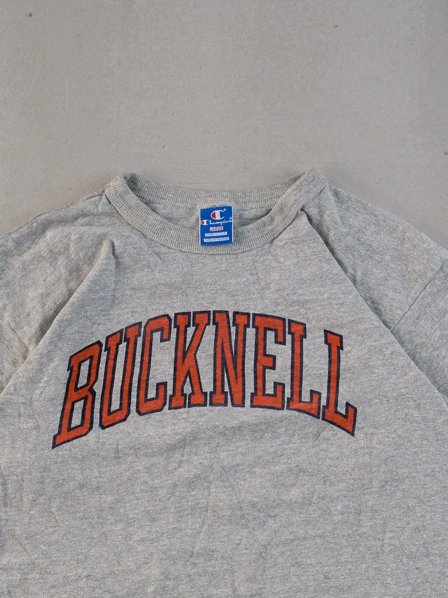 Vintage 80s Grey Bucknell Graphic Tee (S) sold by Rebalance Vintage product image thumbnail 3